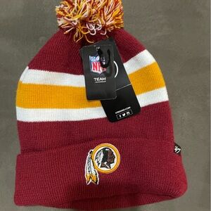 Authentic Redskins Pom Pom Beanie